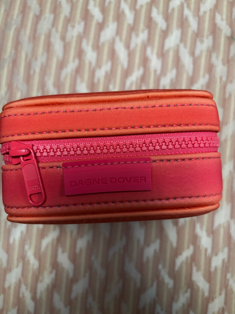 Dagne Dover Large Frankie Jewelry Case Heatwave Pink
